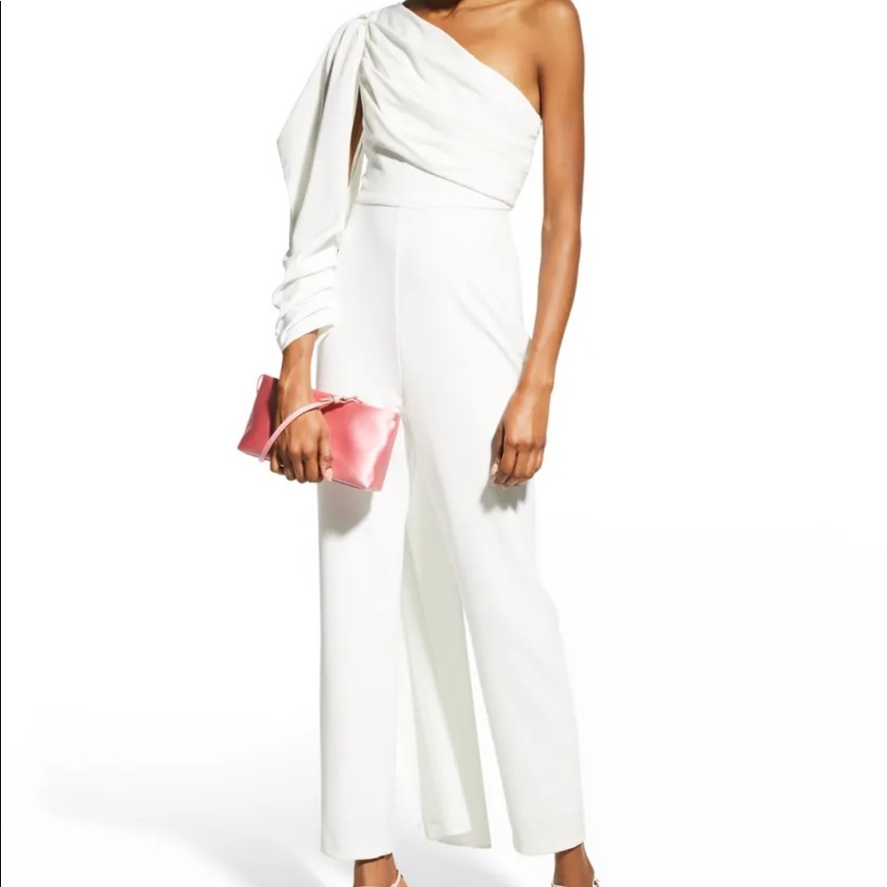 One33 Social Draped One Shoulder Jumpsuit